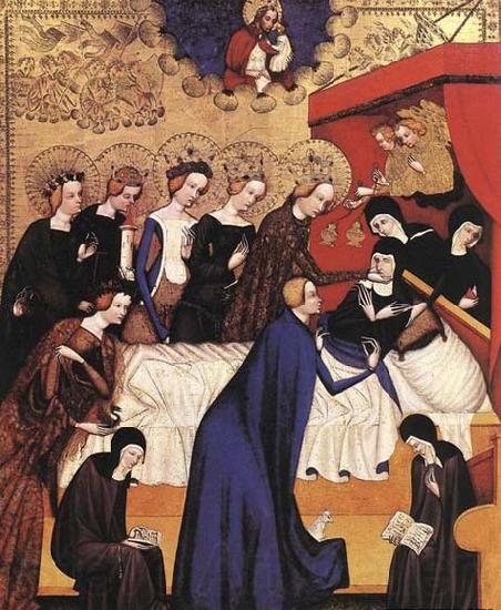 MASTER of Heiligenkreuz The Death of St. Clare